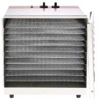 43222 Stainless Steel Food Dehydrator with 10 Racks