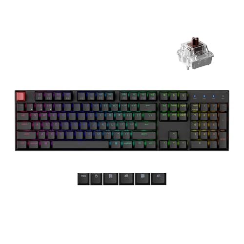 Keychron K10 Full-Size Layout QMK Wireless Mechanical...