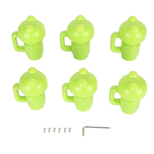 Premium Green Trampoline Enclosure Pole Cap Set – Durable Plastic Protection for Trampoline Frame Poles with Top Covers Compatible with Net Hooks