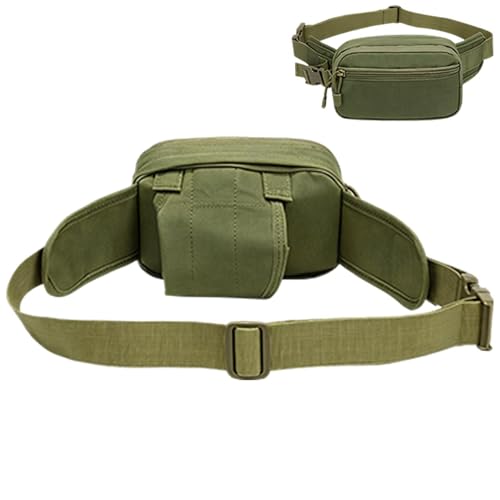 Riñonera de cintura para hombre con cremallera y diseño deportivo duradero
