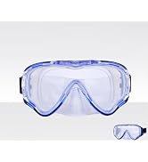 RYGHEWE Kids Swim Goggles , Snorkel Diving Mask Children's Frame Diving Glasses High Definition S...