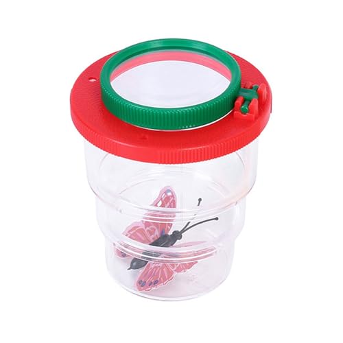 Small Animal Box - Jaula de receptor del espectador en macetas de animales | Kit de receptor de insectos para | Aprendizaje de juegos científicos Toys Butterfly Observer Container | Toys