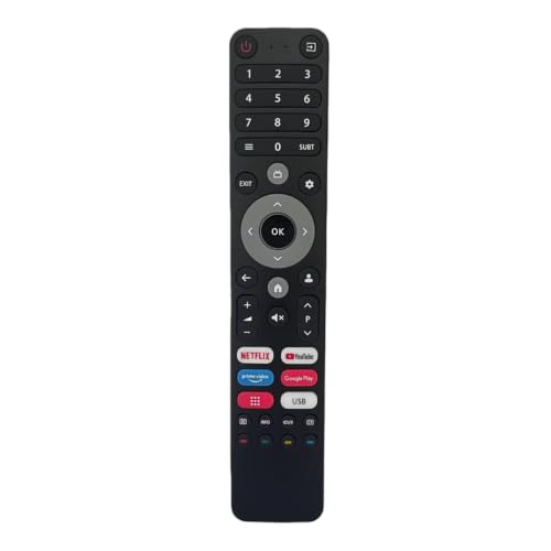 Mando a distancia para PEAQ Ok y CHIQ OTV 50AU-5023C con botones de alta respuesta táctil