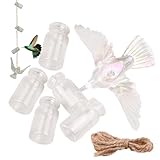 Futterspender | Kleine Auslaufsichere Durchsichtige Vogelbeobachtungszubehör,Wildvogel-Futterautomaten,Für Futter Und Wasser Auf Terrasse Im Garten Und In Der Voliere Mit Finken