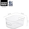 SmartStore Compact Clear Modular Storage Bin Container for Kitchen, XS