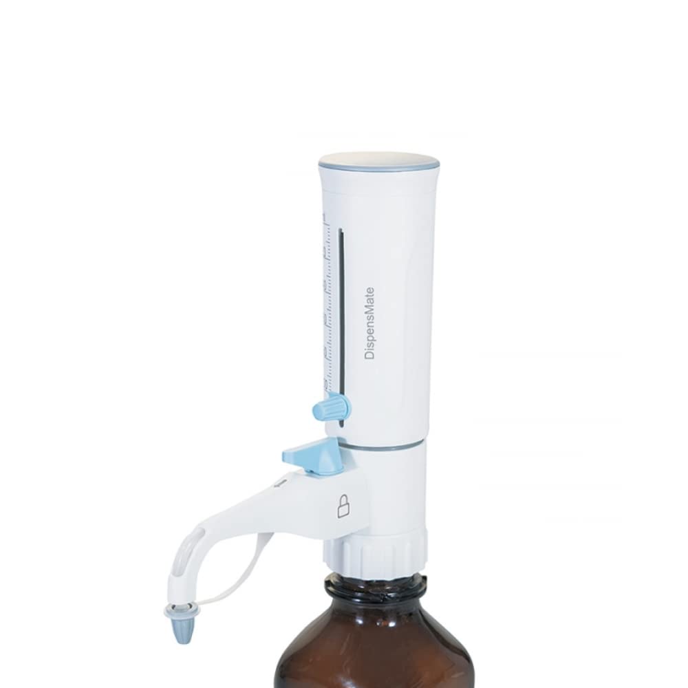 Adjustable 5-50ml DispensMate-Pro Bottle Top Dispenser Reflow Type with Reagent Recovery Function To Reduce Waste and Prevent Dripping Ideal for Chemistry Biology Laboratory Experiments Education