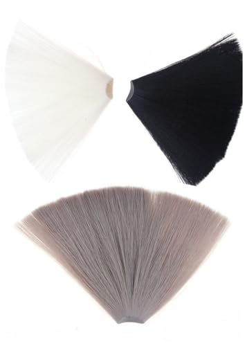Set 3 fibras de nailon cónicas para atado de moscas miniatura 1