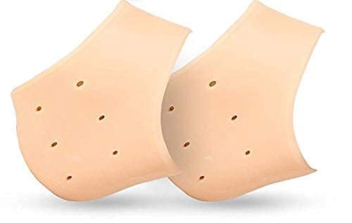 SUI GENERIS Silicone Gel Heel Pad Socks For Heel Swelling, Pain Relief, Cracked Heels Repair,,Brown (B0BFB4MNTW) Amazon Price History, Amazon Price Tracker
