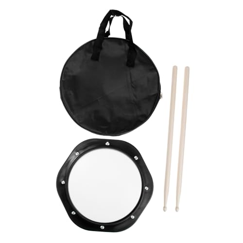 Holibanna 1Set Dumb Drum Practice Cushion Durable Rubber Drum Mat with Storage Bag for Home Drumming Practice Quiet Performance for Beginners Convenient Use Any Flat Surface
