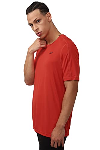 Image of Reebok Men's Solid Regular Fit T-Shirt