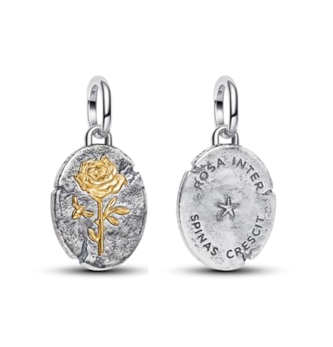 Set Charms Pulseras Perla para actualizar joyeria de señora con corazon rosa 3