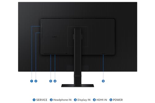 Image of Samsung 32-Inch(80cm) UHD 4K ViewFinity S7 Monitor, 60 Hz, 1.07 Billion Colors, HDR10, Easy Setup, Multiple Ports, Eye Care Technology (LS32D700EAWXXL, Black)