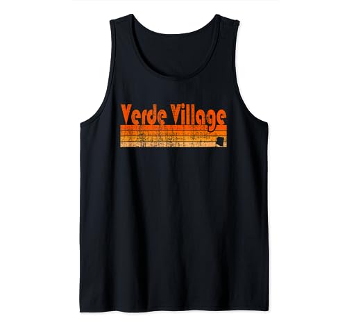 Verde Village, Arizona, estilo retro de los 80 Camiseta sin Mangas