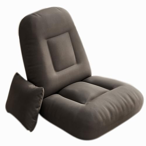 Chaise de sol de jeu rose pour salon et chambre d'enfant avec dossier inclinable