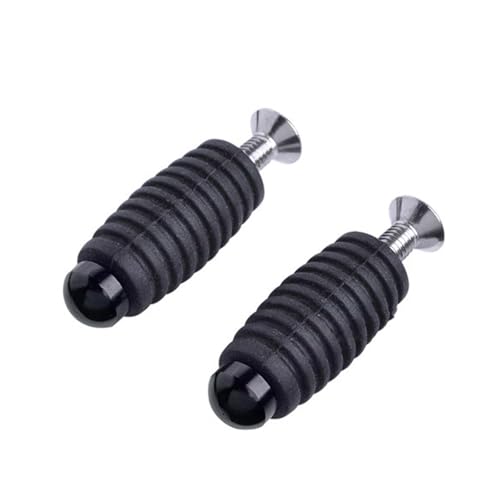 Repose-Pieds Moto Repose-Pieds De Levier De Frein De Changement De Vitesse De Moto, Pédales De 6mm pour Kawasaki pour Ducati Racing Rearset(Black)