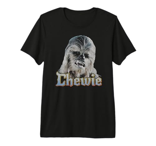 Star Wars Chewie t-shirt portrait premium idée cadeau originale pour adulte
