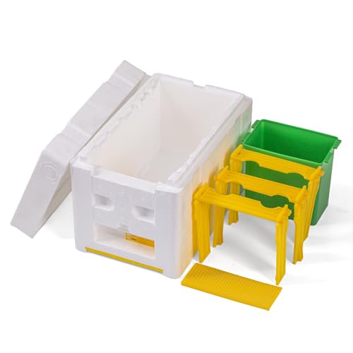 HunterBee Bee Mating Hive,Queen Bee Rearing Beehive,Bee breeding Nuc,Mini Bee Hives,Beekeeping Bee Pollination Box,Mini Beehive