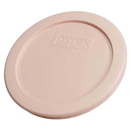 Image of Pyrex (2) 7202-PC 1 Cup White Mint, (2) 7200-PC 2 Cup Rosewater Pink, (2) 7201-PC 4 Cup Tranquil Green, (1) 7402-PC 6 /7 Cup Tarragon Green Food Storage Replacement Lids - Made in the USA