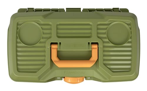 Flambeau Outdoors NextGen 6/0 Large Tackle Box, 6 Pivot Trays, 32 Compartments, Advanced Tackle Storage Organizer, Green