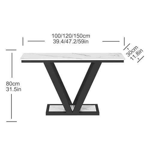 Mesa de vestíbulo estrecha con almacenamiento y consola negra para sofá 2