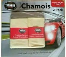 Tanners Tradition - British Standard Large Superior Chamois Leather (Pack of 2)
