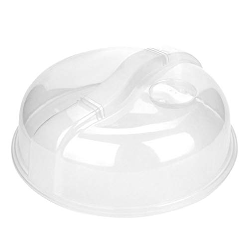 Tapa transparente para sobras de cocina, cubierta de alimentos para microondas, protector de placa ventilada, ventilación de alimentos, tapa de polipropileno a prueba de aceite, procesamiento duradero