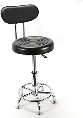 Gdrasuya10 Swivel Salon Stool Chair, Hydraulic Barber Chair Styling Salon Beauty Chair Height Adjustable 44cm - 57cm