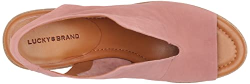 Lucky Brand Women's Rhazy Backstrap High Heel Sandal Heeled, Antler, 9 #TOP4