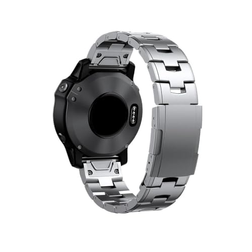 Sangles en titane 22mm 26mm montre Garmin Descent MK2 Epix Fenix bracelet robuste