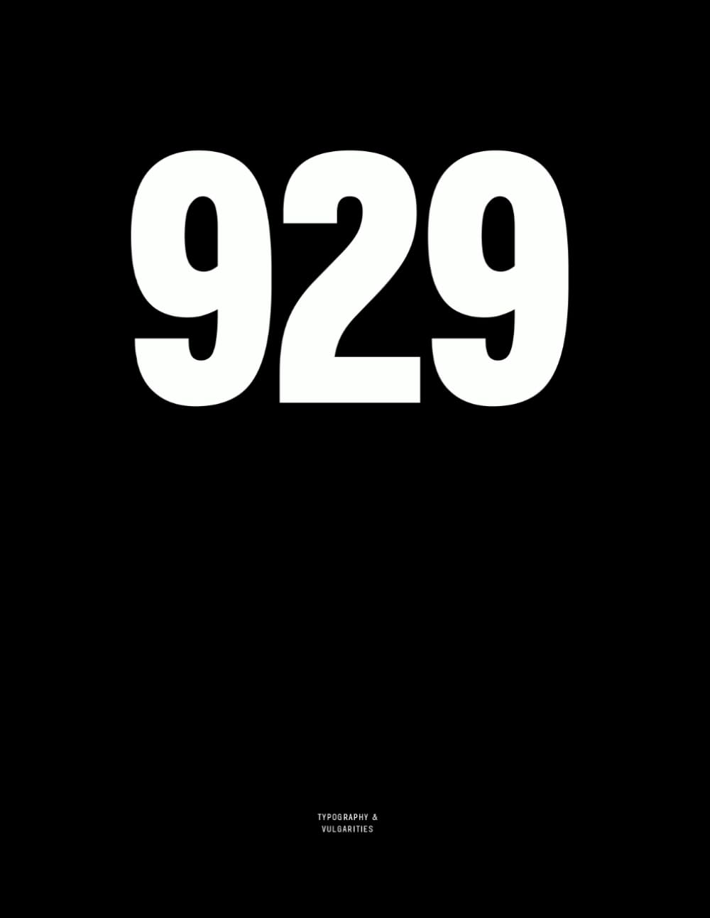 929: The Coffee Table Book