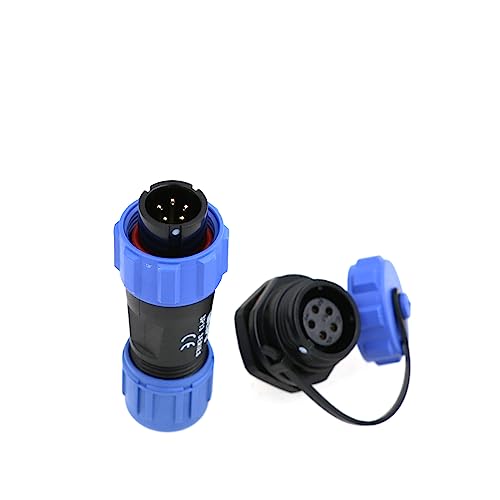 Conector impermeable SP13 de 5 pines para auto y panel miniatura 5