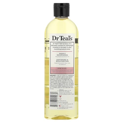 Dr Teal's Moisturizing Bath & Body Oil with Shea Butter & Almond Oil 8.8 fl oz - image 2