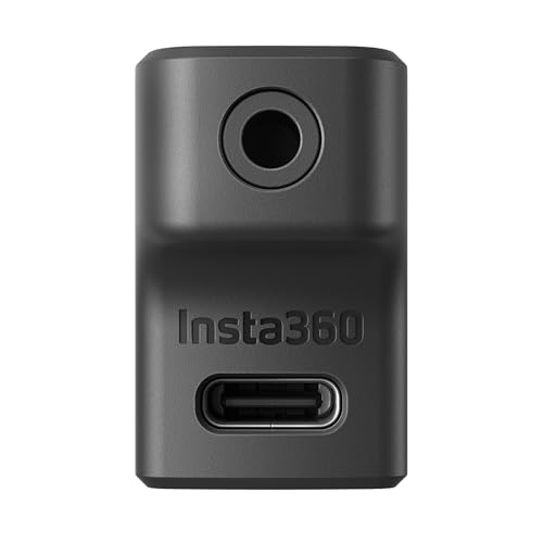 Image of CYNOVA Insta 360 Ace Pro 2 Microphone Adapter for insta360 Ace Pro 2, External Type-C Microphones and 3.5mm Audio Ports Compatible with insta360 Pro 2 / insta360 Ace Pro