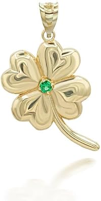 Clover Leaf Pendant 10K Gold