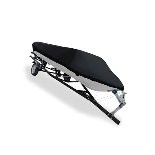 INFINAUTO 14-16ft 210D Trailerable Boat Cover Waterproof Scr