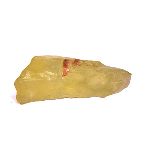 Earth Mines Lemon Topaz 148.00 Carat Lemon Topaz Raw Natural Healing Crystal Loose Gemstone