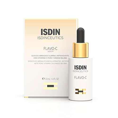 Isdin Isdinceutics Flavo-C Potente Serum Antioxidante | Piel Rejuvenecida y Luminosa 1 x 30ml