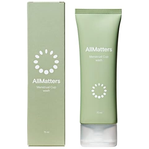 AllMatters (Formerly OrganiCup) Menstrual Cup Wash & Intimate Body Wash 75ml. pH-Balanced. No Perfume & No Allergens Cover