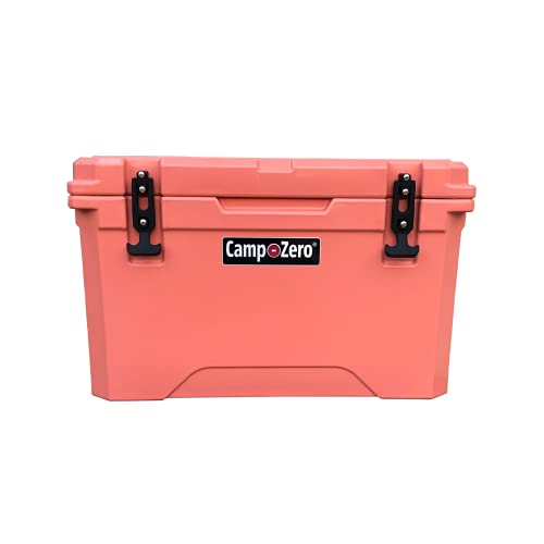 CAMP-ZERO 40 | 42.26 Quart Premium Cooler/Ice Chest with 4 Molded-in Cup Holders