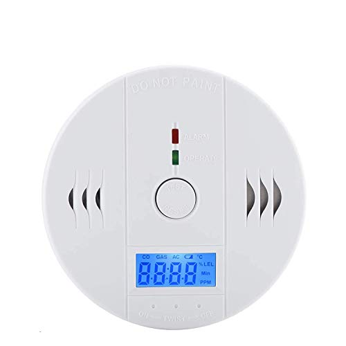 一酸化炭素 警報機 キャンプ用 一酸化炭素チェッカー ガス検出器 COアラーム 火災報知器 壁掛け式 デジタル表示付き 一酸化炭素中毒防止 災害対策 防災グッズ 寝室 部屋 暖炉 一酸化炭素 検知器 電池式