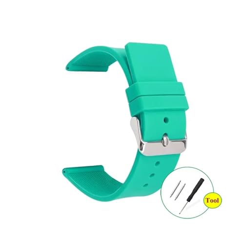 EDVENA VRrvXgbv 12mm 14mm 16mm 18mm 20mm 22mm 24mm Y fB[X puXbg \tgo[(Green,18mm,Black buckle)