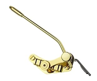 TM85 tune-o-matic style electric guitar bridge stop bar tailpiece tremolo compatible with LP SG guitars. Made of high grade material, durable and long lasting. Gold in color. Please check the parameter drawing in the attached pics before placing your...