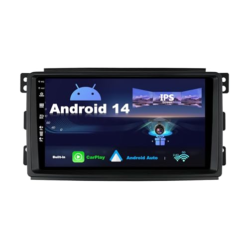 【CARPLAY - ANDROID AUTO - FAST-BOOT】 Carplay wireless integrato e Android Auto, che integra il tuo telefono con il display del ricevitore e le funzioni di controllo. Puoi connetterti tramite WiFi (BT) o Wired (USB) per effettuare chiamate, inviare messaggi di testo, riprodurre musica e navigare senza sforzo.②Accedi al sistema in meno di 2 secondi per risparmiare tempo di avvio del sistema Android Passare da 25 secondi a soli 2 secondi non è mai facile.