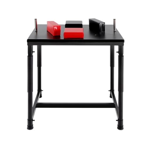 DIITGGE Professional Arm Wrestling Table, Armwrestling Training Equipment with 2 Elbow Pads Standard for Gyms Sports Arenas Homes Club Office
