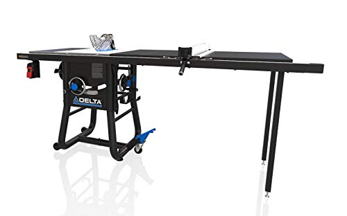 Delta 36-5052T2 Contractor Table Saw With 52" Rip Capacity And Steel Extension Wings #TOP7