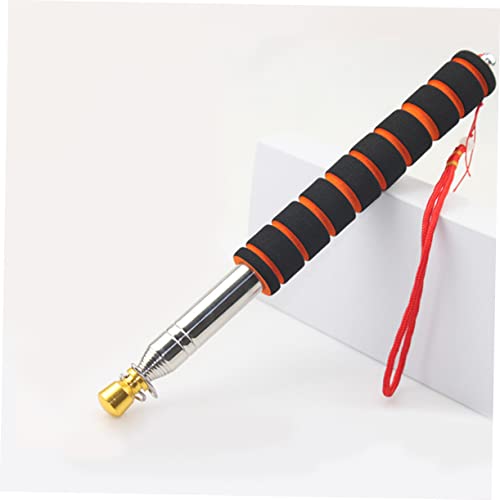 Toddmomy 3 Pecas Mastro Telescópico De Aço Inoxidável Bandeira Do Guia Turístico Ponteiro Telescópic