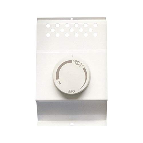 Cadet 8734 White Double Pole Built In Baseboard Thermostat (Three Расk)
