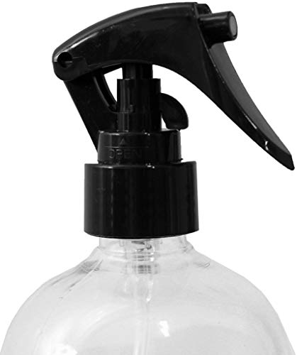 Pulverizador Borrifador Anatômico Manual 500ml Bico Gatilho Spray Transparente Para Soluções Líquida