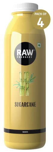 Image of Raw Pressery Sugarcane Juice (4 x 1000ml) Rich in Vitamins & Minerals, Natural Energizer & Immunity Booster, Healthy Juice, No Added Sugar
