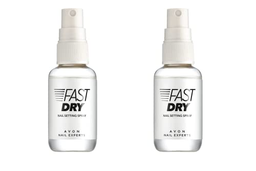 2 x Avon Nail Experts Fast Dry Nail Setting Spray